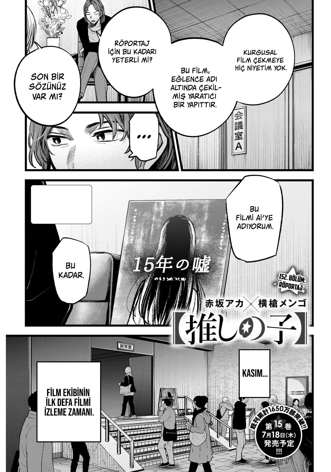 Read Oshi no Ko TR Manga Online