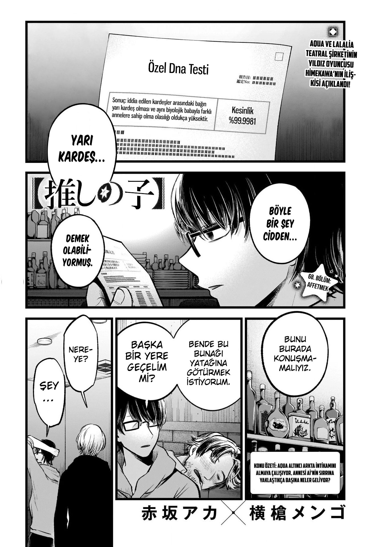 Read Oshi no Ko TR Manga Online