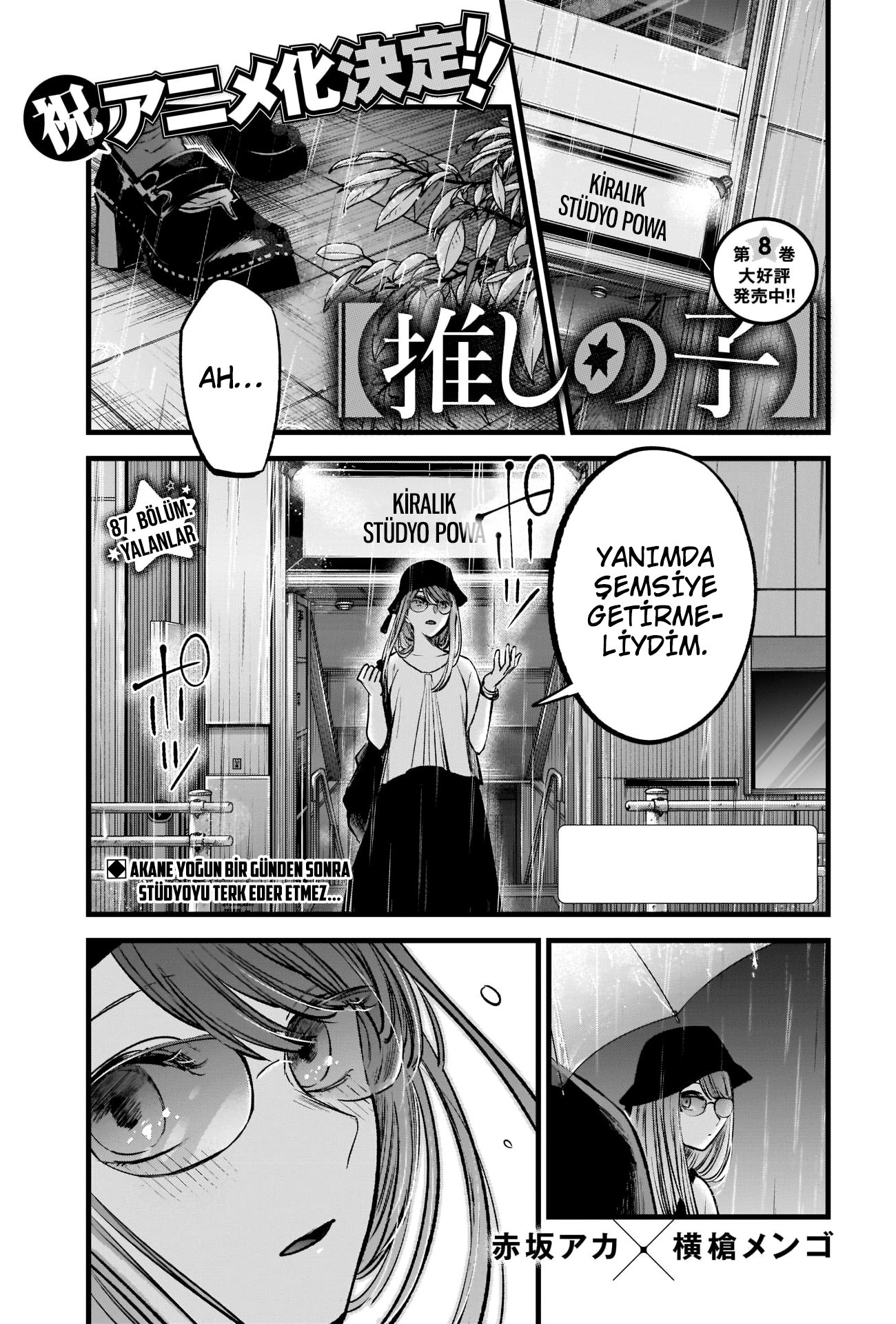 Read Oshi no Ko TR Manga Online