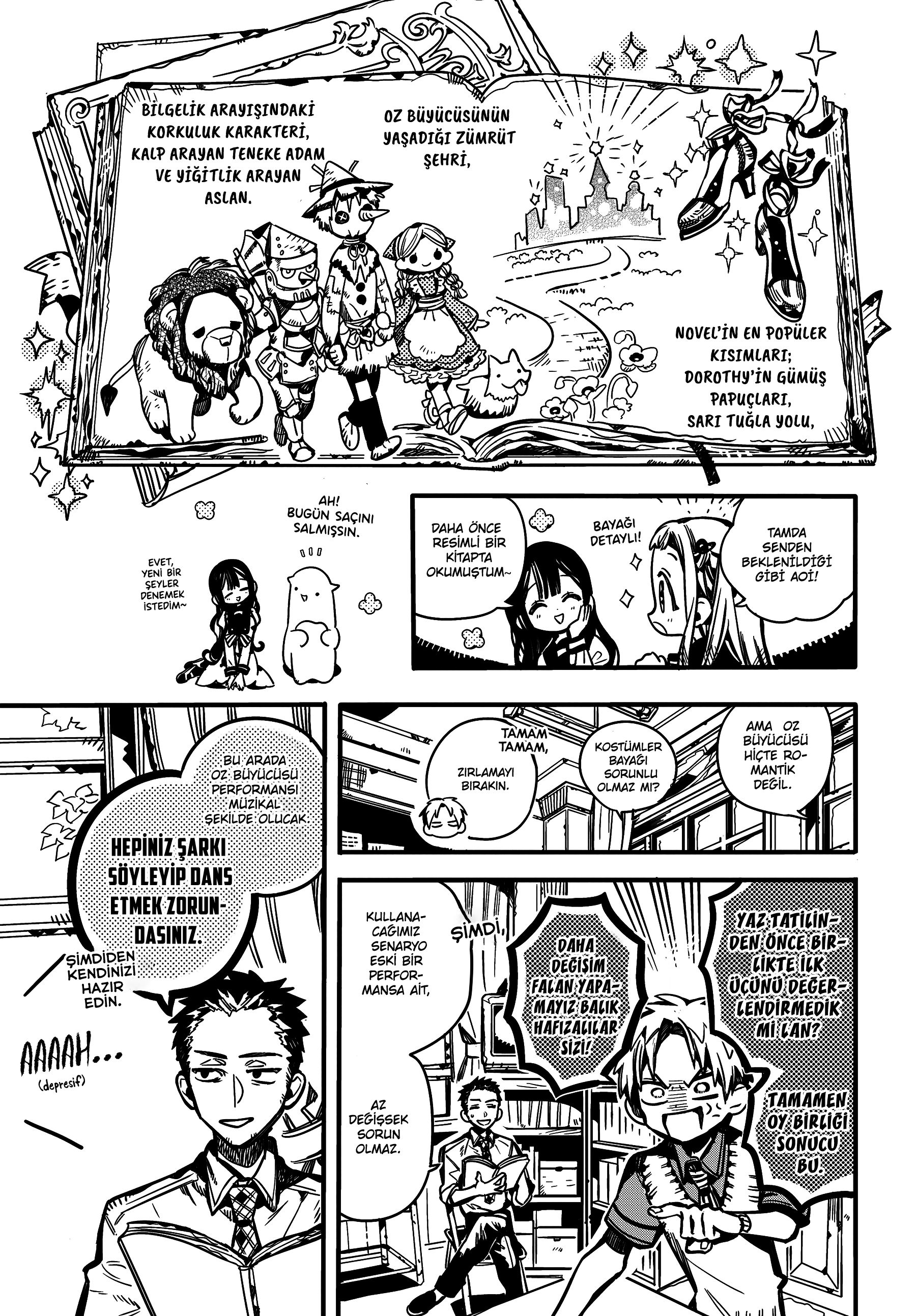 Read Toilet-bound Hanako-kun Türkçe Manga Oku - Güncel Bölümler Manga Online