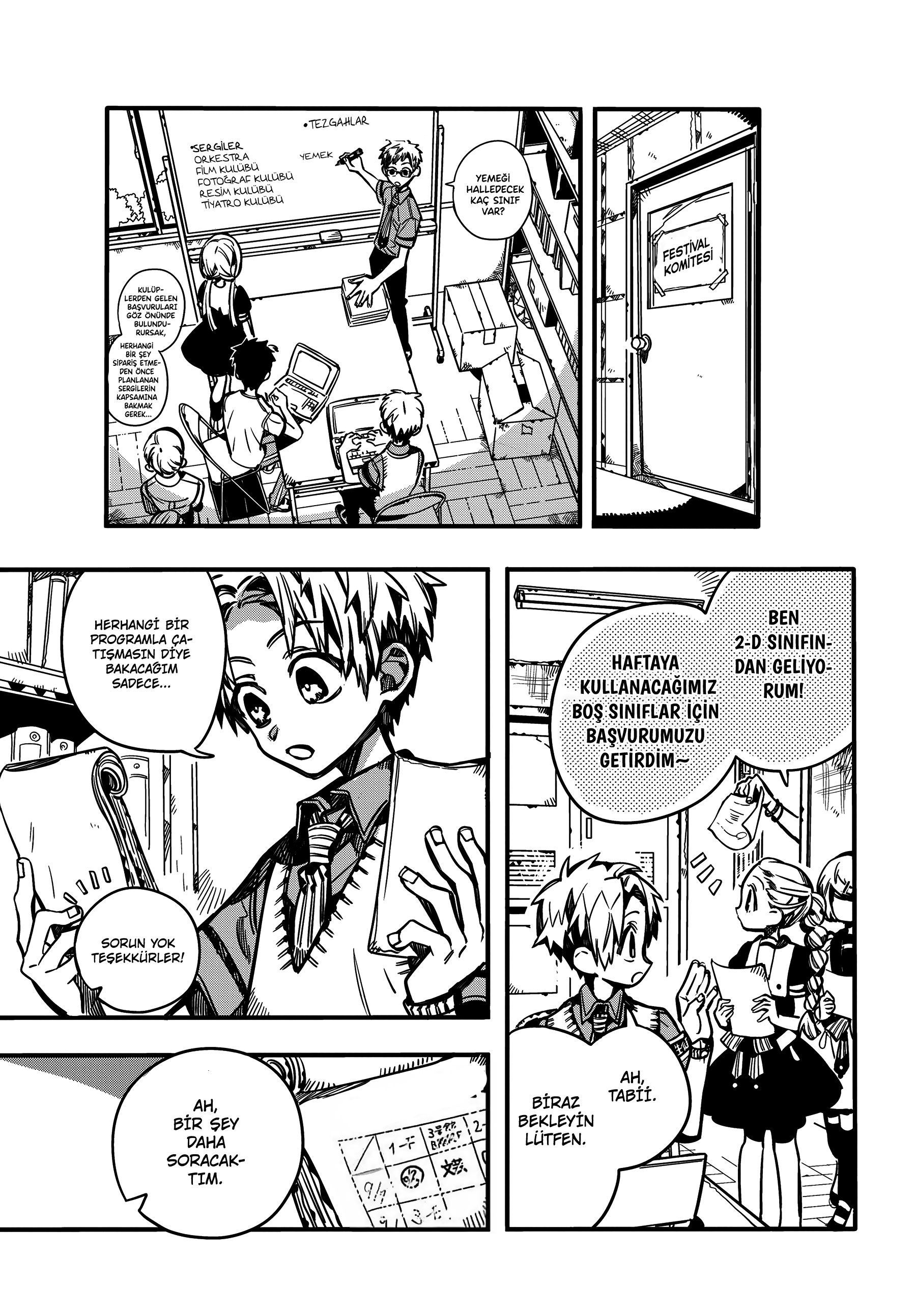 Read Toilet-bound Hanako-kun Türkçe Manga Oku - Güncel Bölümler Manga Online