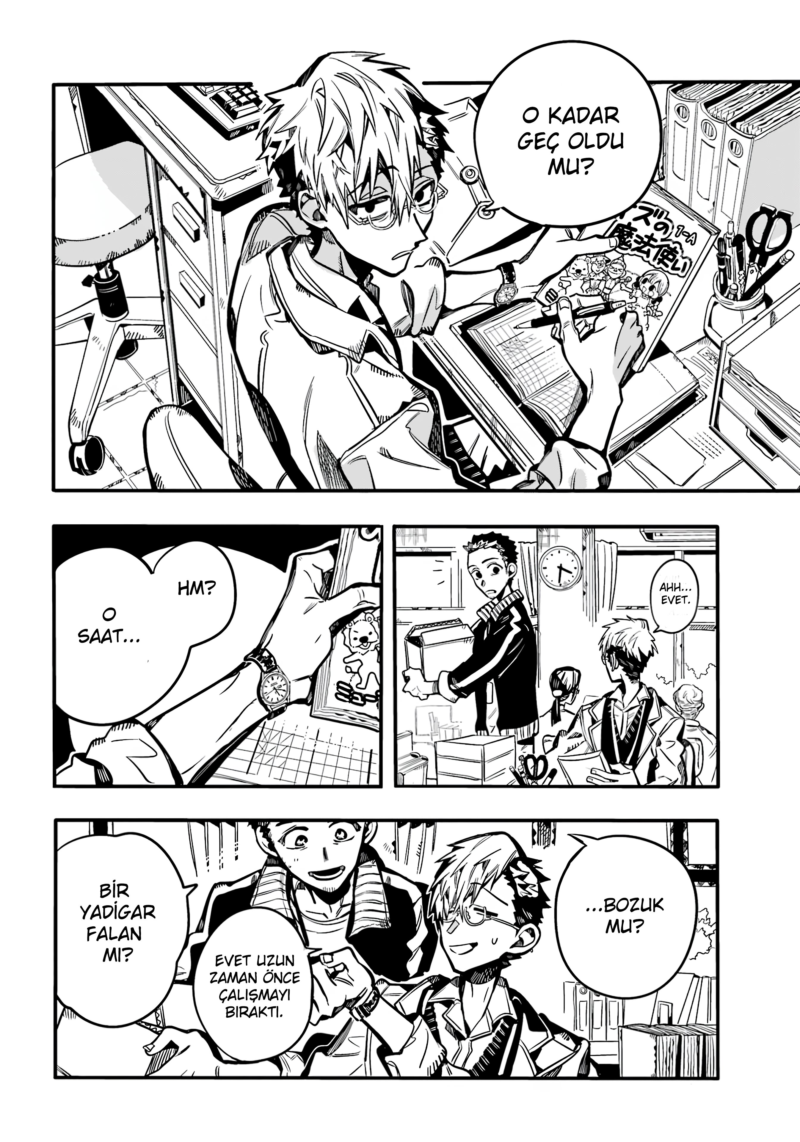 Read Toilet-bound Hanako-kun Türkçe Manga Oku - Güncel Bölümler Manga Online