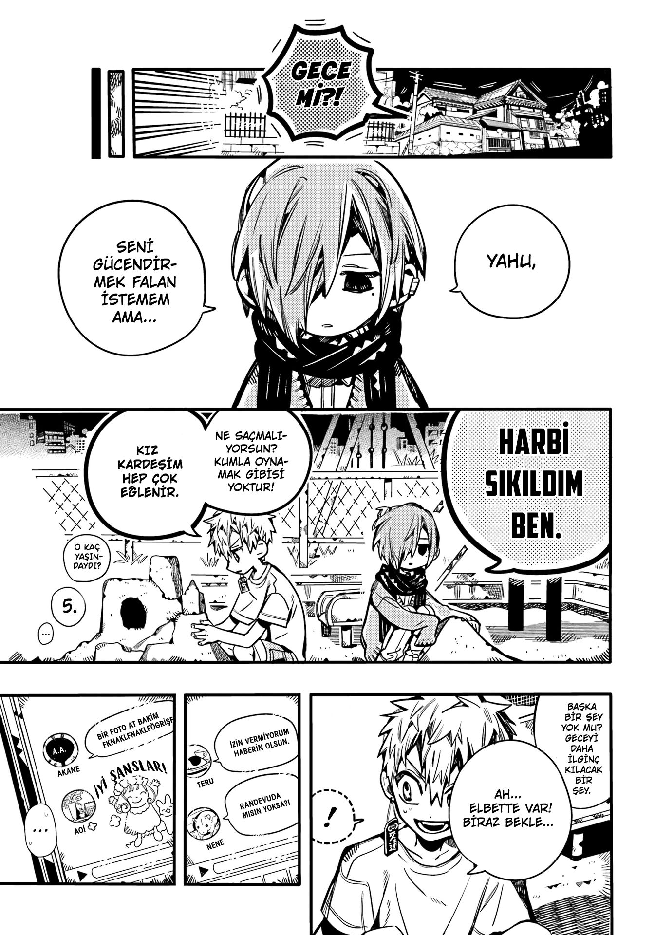Read Toilet-bound Hanako-kun Türkçe Manga Oku - Güncel Bölümler Manga Online