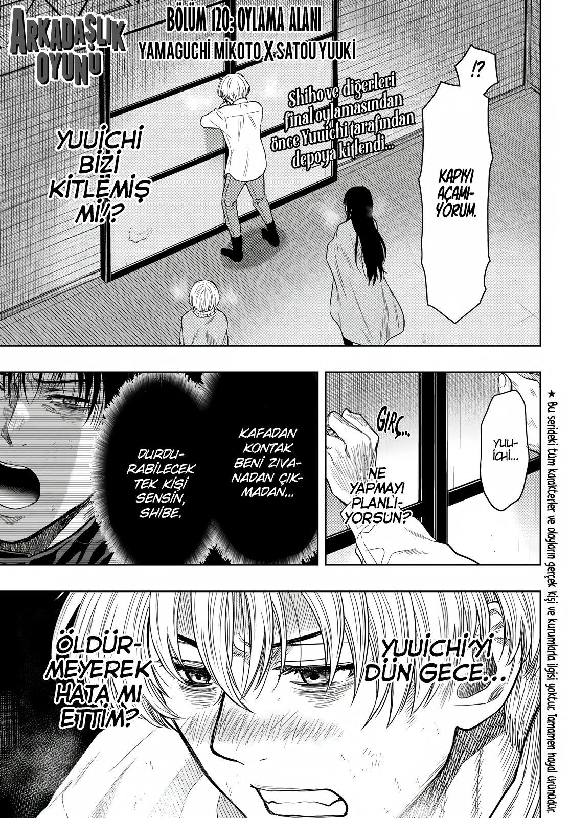 Read Tomodachi Game TR Manga Online
